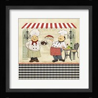 French Cafe Chefs - B Fine Art Print