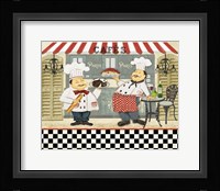 French Cafe Chefs Fine Art Print