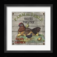 Farm to Table - Poultry Framed Print