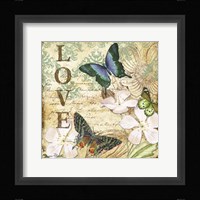 Inspirational Butterflies - Love Fine Art Print