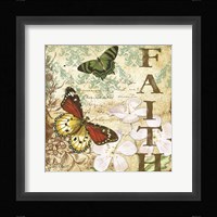 Inspirational Butterflies - Faith Fine Art Print