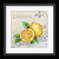 Tutti Fruiti Lemon Framed Print