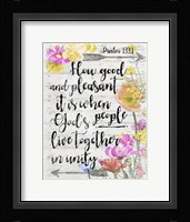 Wood Psalm II Framed Print
