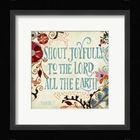 Delecor Psalm II Framed Print