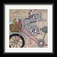 Bike Growing Old Fine Art Print