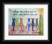 Cat Talk Fine Art Print