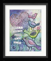 Family Backers Framed Print