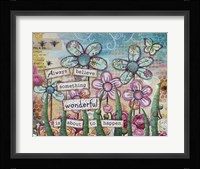Flower Power Framed Print