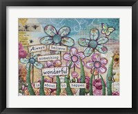 Flower Power Framed Print