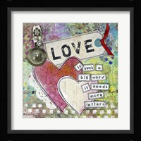 Loving Hearts Framed Print