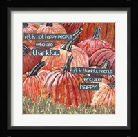 Thankful Pumpkins Fine Art Print