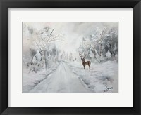 A Winters Drive Fine Art Print