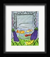 Eggplants and Fish Fine Art Print