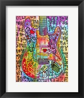 Jimmies Guitar Fine Art Print