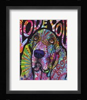 Love You Basset Fine Art Print