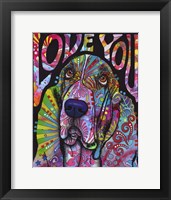 Love You Basset Fine Art Print