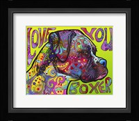 Love You Boxer Fine Art Print