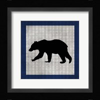 Blue Bear Lodge Icon 2 Framed Print