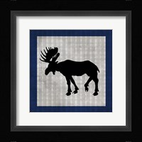 Blue Bear Lodge Icon 3 Framed Print