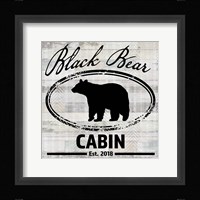 Blue Bear Lodge Sign 8 Fine Art Print