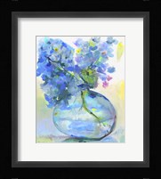 Hydrangea In Fish Bowl Fine Art Print