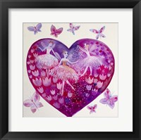 Heart Ballet Framed Print