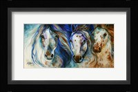 3 Wild Appaloosa Horses Fine Art Print