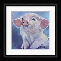 Feed Me Little Pink Piglet Fine Art Print