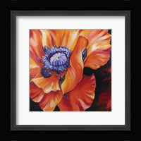 Heart Of A Red Poppy Fine Art Print
