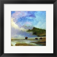 Yellowstone Buffalo Landscape Fine Art Print