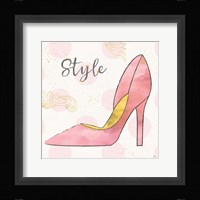 Fashion Blooms I Pink Framed Print