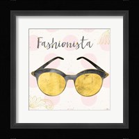 Fashion Blooms IV Black Fine Art Print