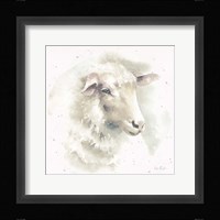 Farm Friends IV Neutral Framed Print