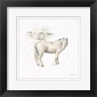 Farm Friends XII Neutral Framed Print