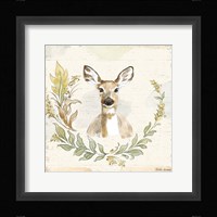 Woodland Wreath VII Framed Print