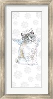 Christmas Kitties I Snowflakes Fine Art Print
