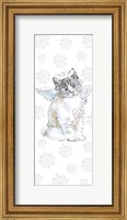 Christmas Kitties I Snowflakes Fine Art Print