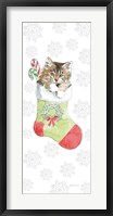 Christmas Kitties IV Snowflakes Fine Art Print