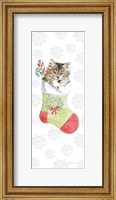 Christmas Kitties IV Snowflakes Fine Art Print