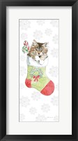 Christmas Kitties IV Snowflakes Fine Art Print