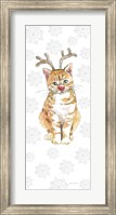 Christmas Kitties III Snowflakes Fine Art Print