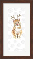 Christmas Kitties III Snowflakes Fine Art Print