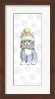 Christmas Kitties II Snowflakes Fine Art Print