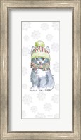 Christmas Kitties II Snowflakes Fine Art Print