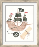 Pirates IV on White Fine Art Print
