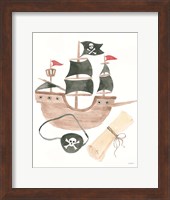 Pirates IV on White Fine Art Print