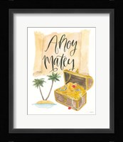 Pirates I on White Fine Art Print