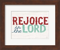 Holiday on Wheels Rejoice in the Lord v2 Fine Art Print
