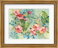 Hibiscus Garden Fine Art Print