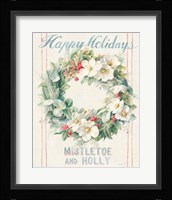 Floursack Holiday II Framed Print